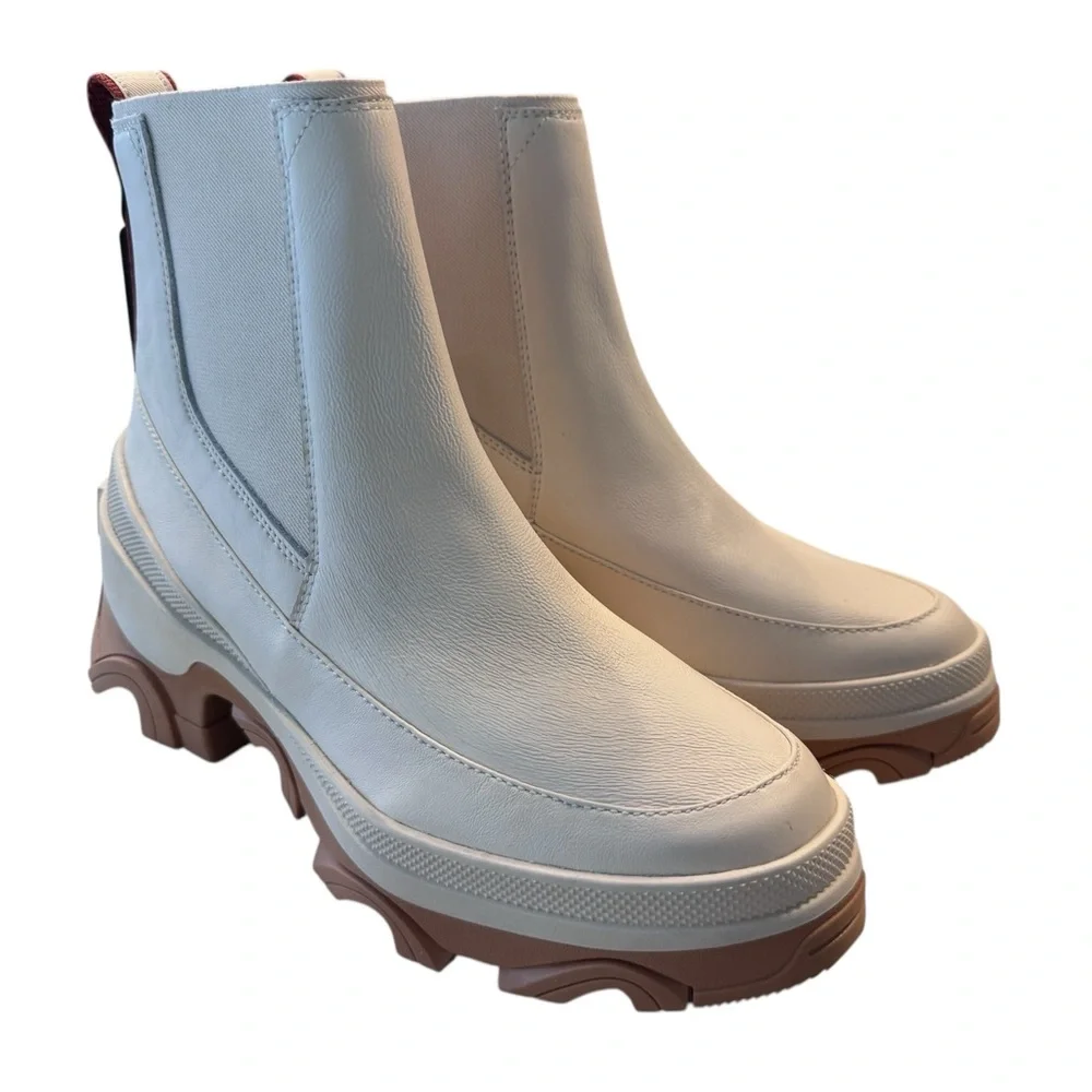 Sorel Brex Chelsea Boot. Size 9. Cream. - Picture 2 of 5